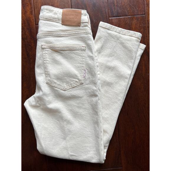Scotch & Soda Cream High Rise Slim Fit High Five Jeans size 27 - Picture 4 of 16